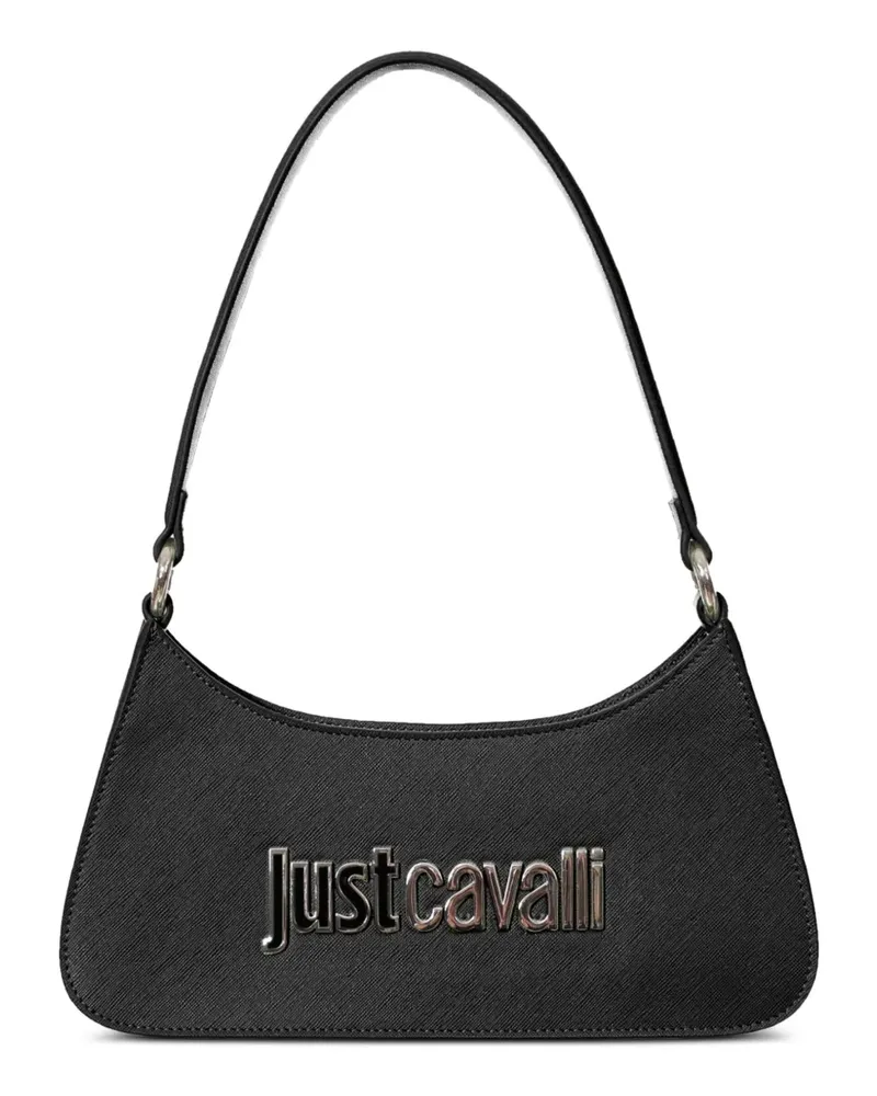 Just Cavalli Schultertasche mit Logo - Schwarz Schwarz