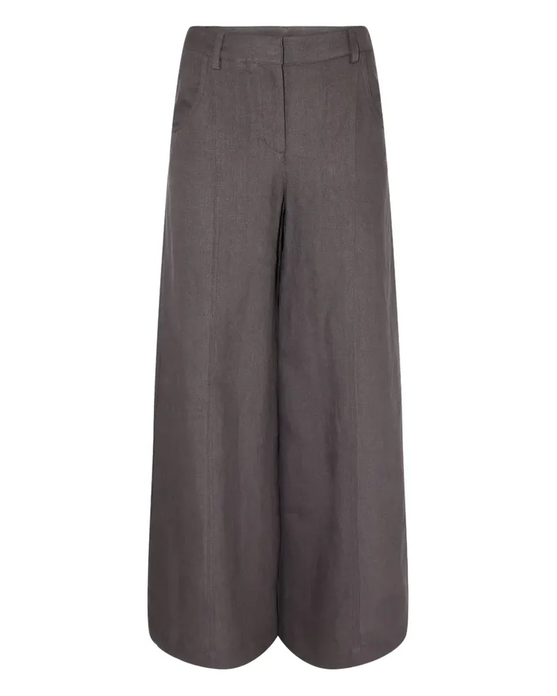 TWP Dee's Leinenhose - Braun Braun