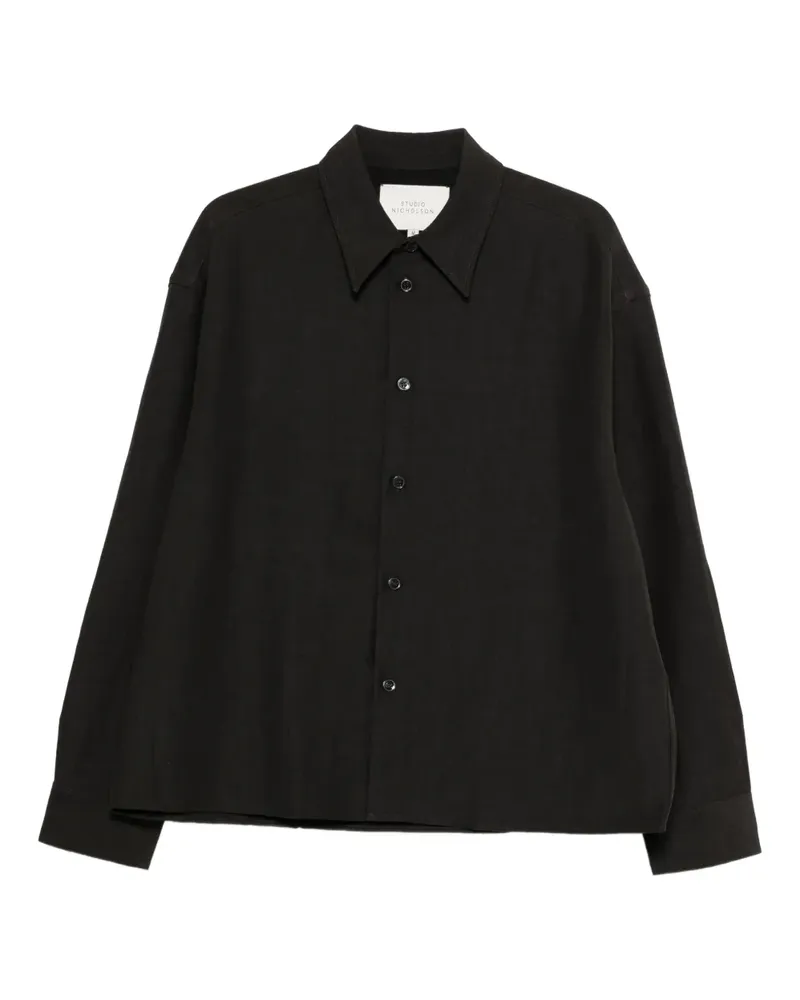 Studio Nicholson long-sleeve shirt - Braun Braun
