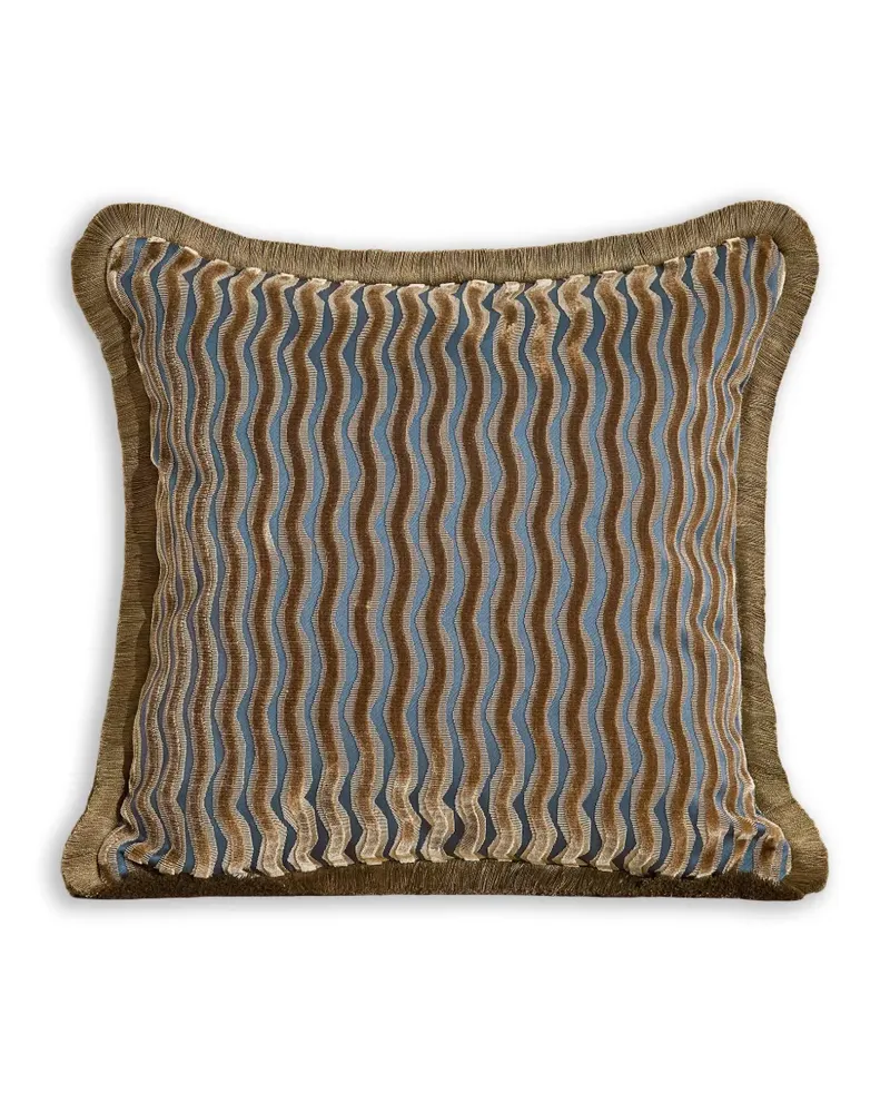 Soho Home Teuser Kissen mit Fransen - Braun Braun