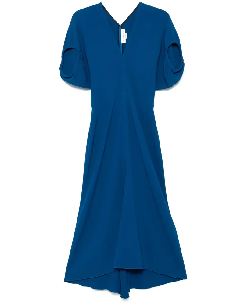 Victoria Beckham Cady Midikleid - Blau Blau