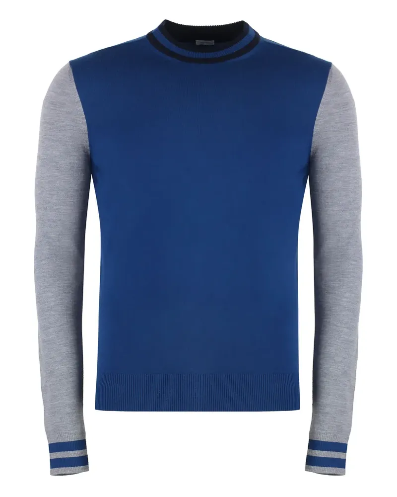 Malo Klassischer Pullover - Blau Blau