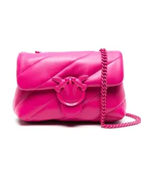 Pinko Gesteppte Love Mini-Schultertasche Rosa