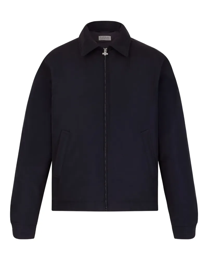 FURSAC Bomberjacke mit Reißverschluss - Blau Blau