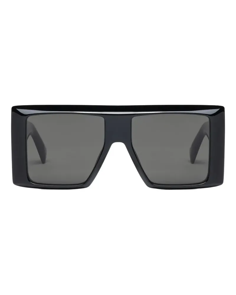 Balmain B-Stage Sonnenbrille mit eckigem Gestell - Schwarz Schwarz