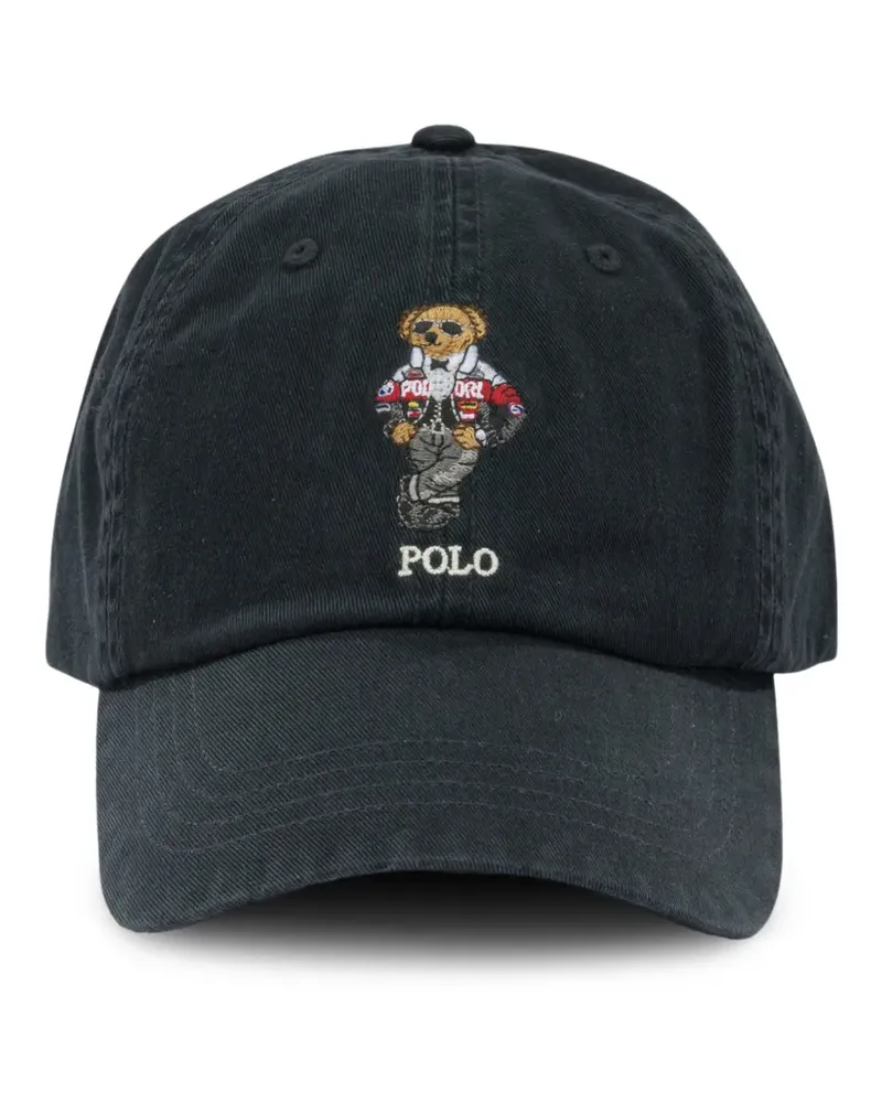 Ralph Lauren Baseballkappe mit Polo Bear - Schwarz Schwarz
