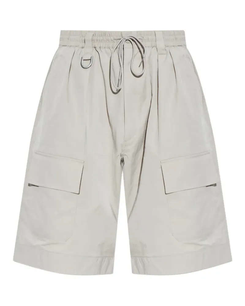Y-3 Cargo-Shorts mit Kordelzug - Braun Braun