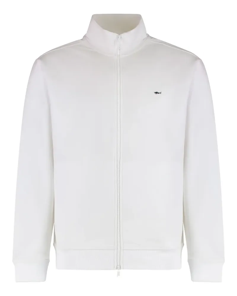 Paul & Shark Jacke mit Logo-Patch - Weiß Weiß