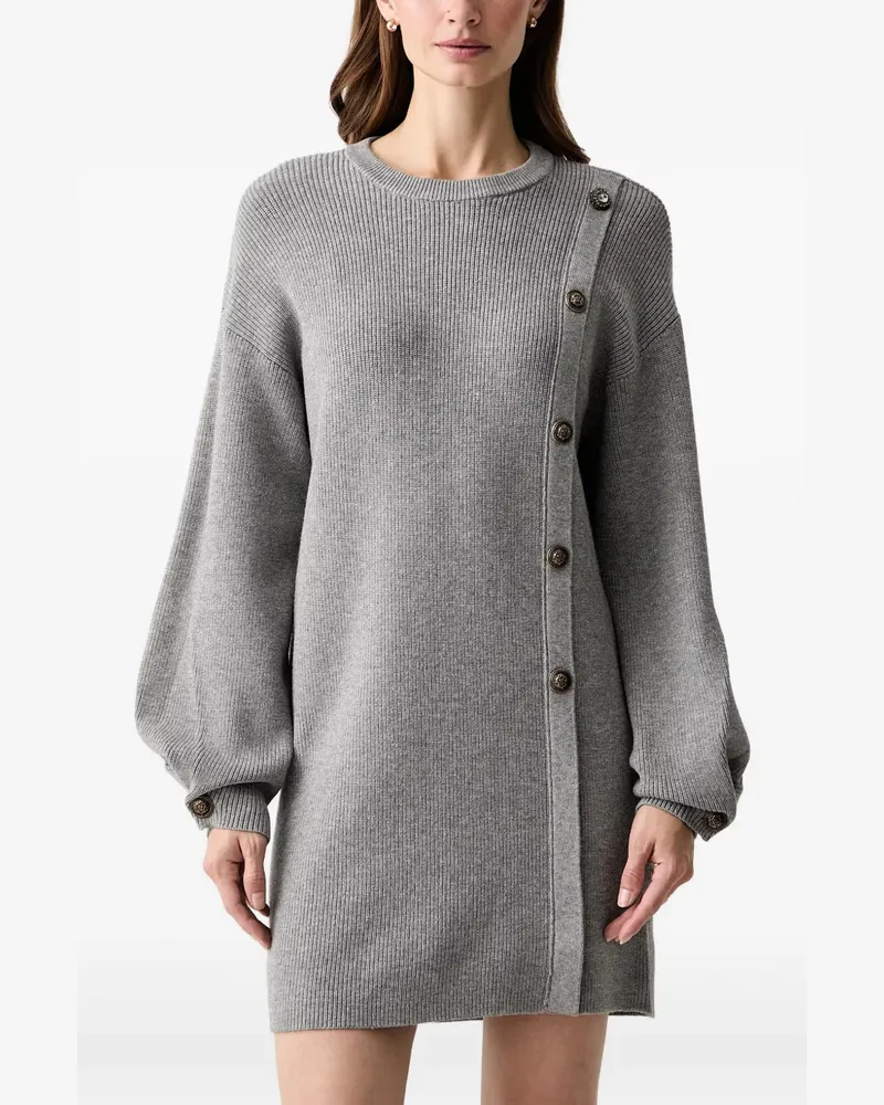 Liu Jo Kleid mit Zierknöpfen - Grau Grau