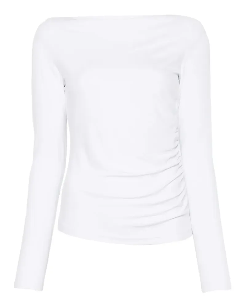 Max Mara boat-neck top - Weiß Weiß