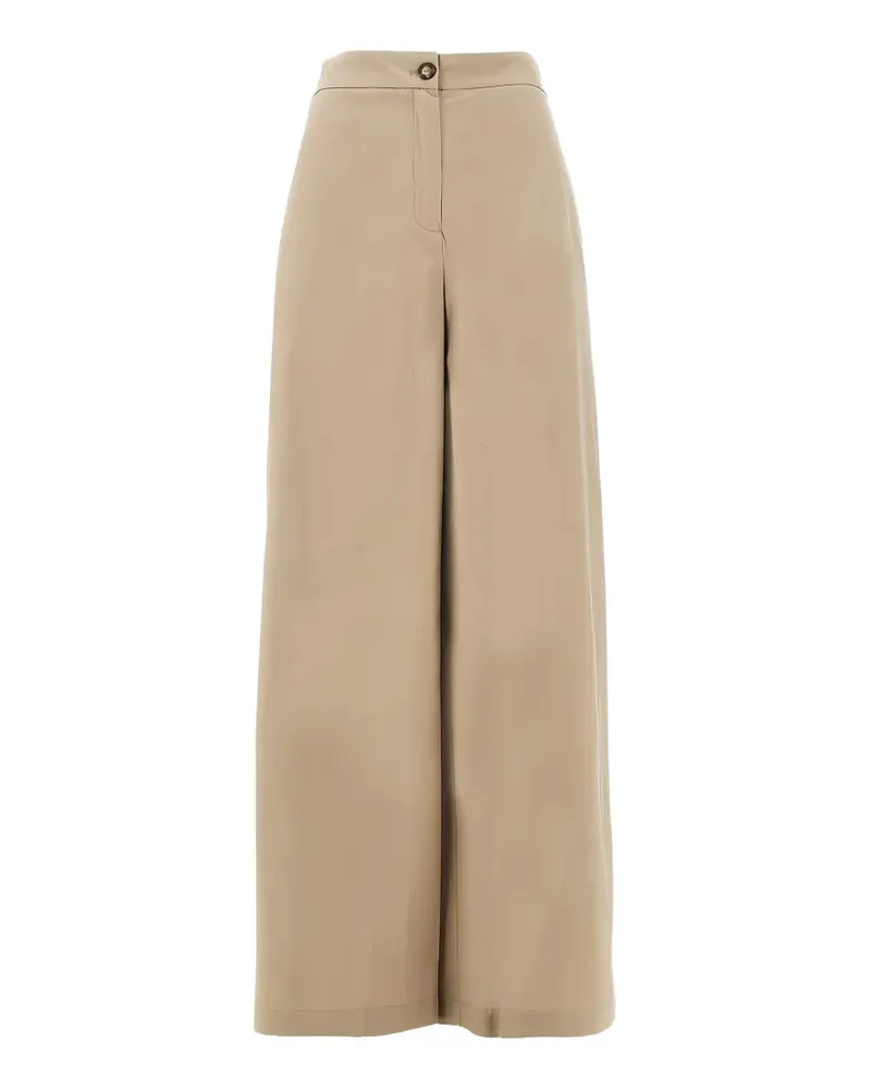 Emporio Armani wide-leg palazzo pants - Nude Nude