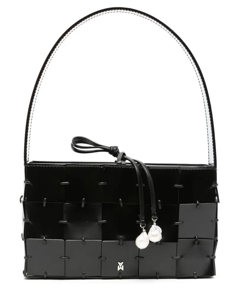 Amina Muaddi Mina Shopper - Schwarz Schwarz