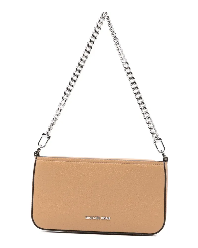 Michael Kors small Bryant chain leather shoulder bag - Nude Nude