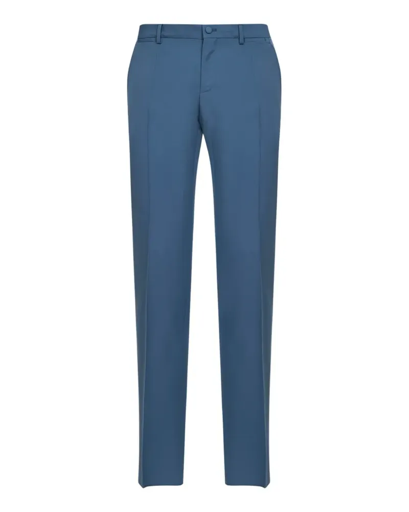 Dolce & Gabbana pressed-legs button trousers - Blau Blau