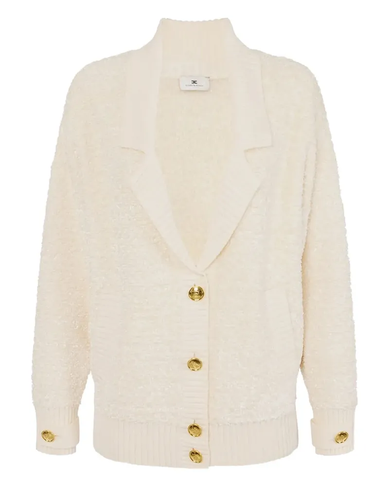 Elisabetta Franchi Strukturierter Cardigan - Nude Nude