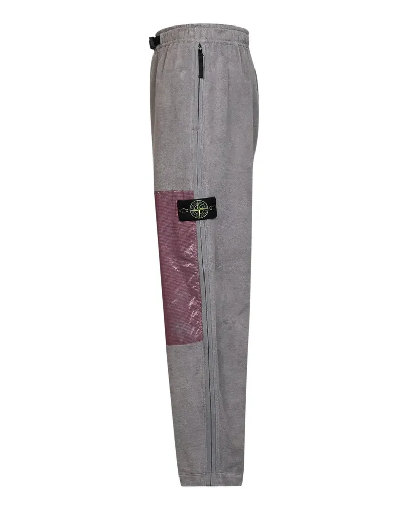 Stone Island Hose mit Logo-Patch - Grau Grau