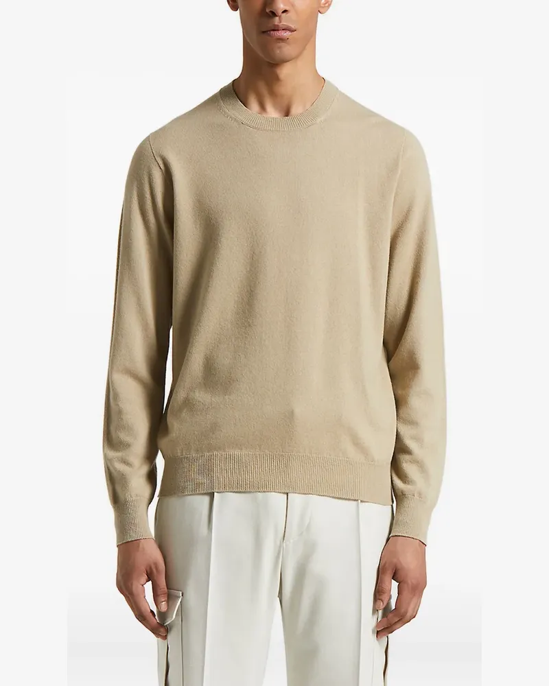 Peserico Pullover mit rundem Ausschnitt - Nude Nude