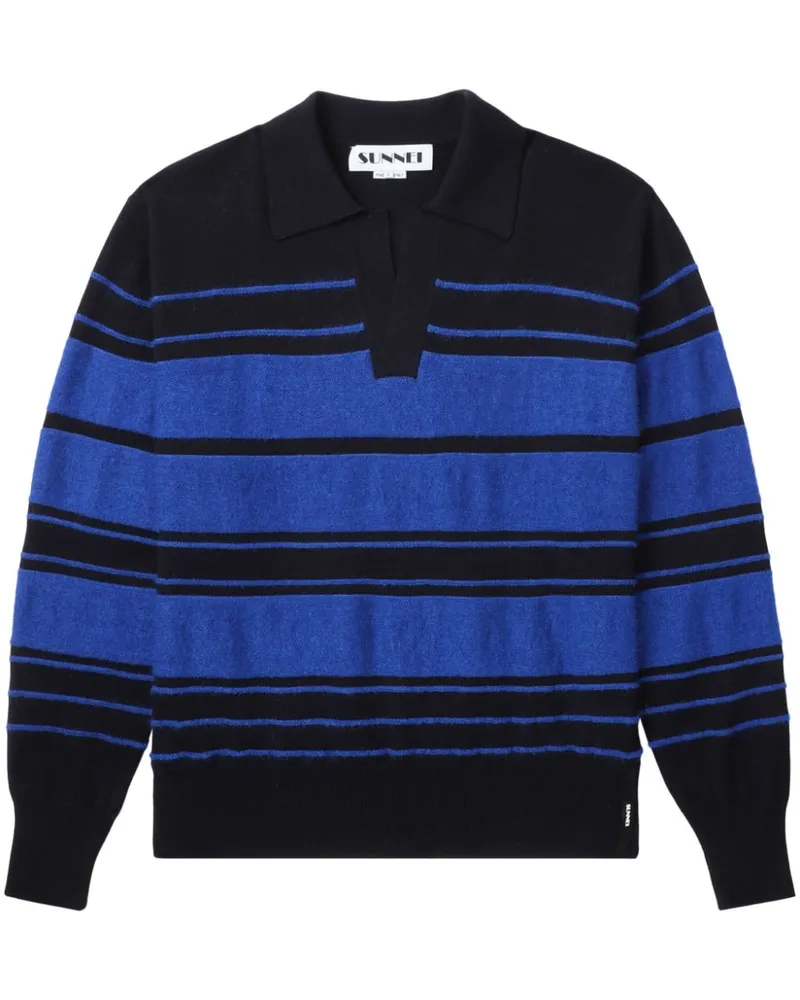 SUNNEI Gestreifter Pullover - Blau Blau