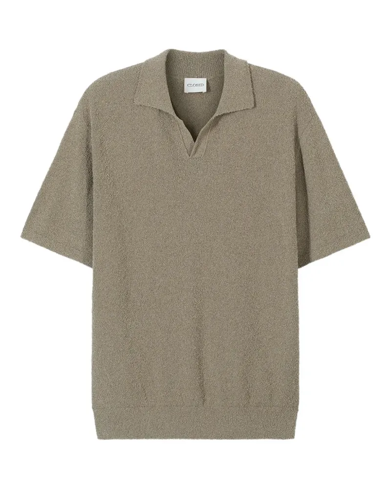 Closed bouclé-knit T-shirt - Grün Grün