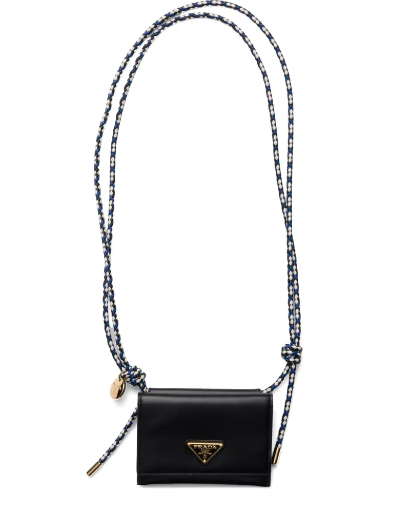 Prada Klassisches Kartenetui - Schwarz Schwarz