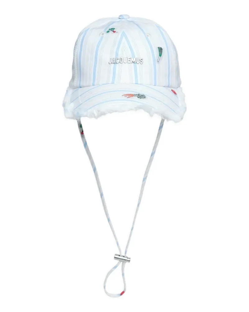 Jacquemus Le Artichaut frayed-trim baseball cap - Blau Blau