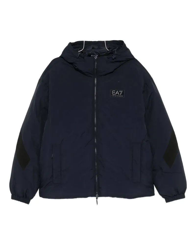 EA7 hooded jacket - Blau Blau
