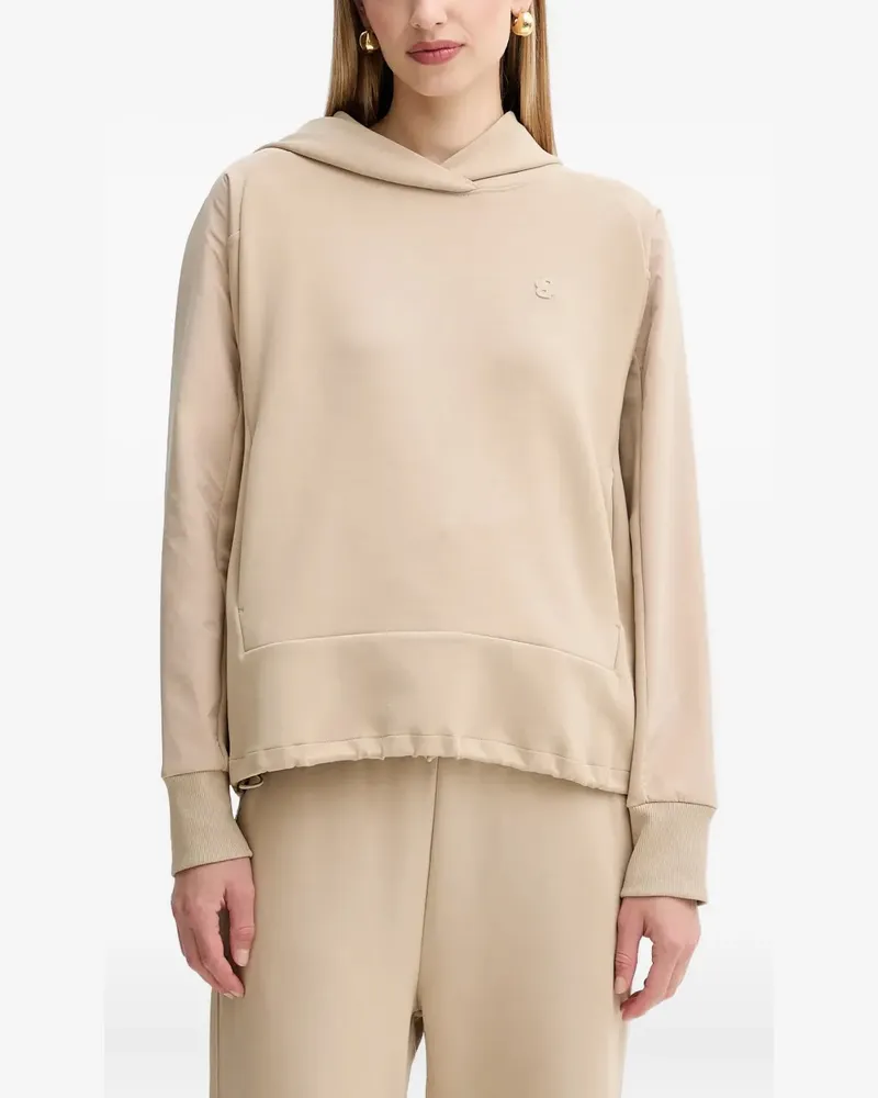 HUGO BOSS logo-detail hoodie - Nude Nude