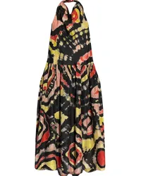 Ulla Johnson Assa Seidenkleid mit grafischem Print Blau