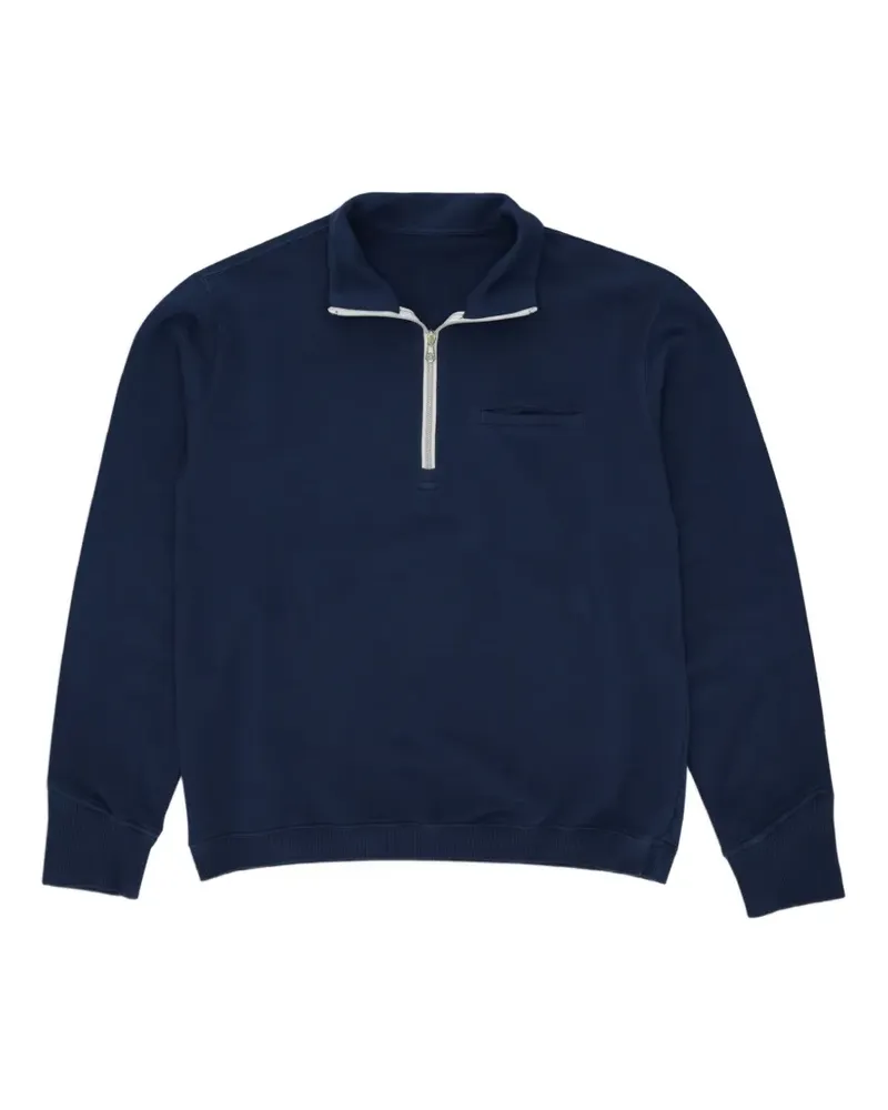Fortela Princeton quarter-zip sweatshirt - Blau Blau