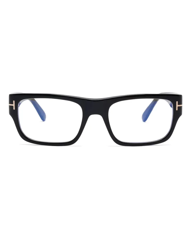 Tom Ford Brille mit eckigem Gestell - Schwarz Schwarz
