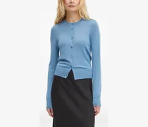 Geknöpfter Cardigan - Blau