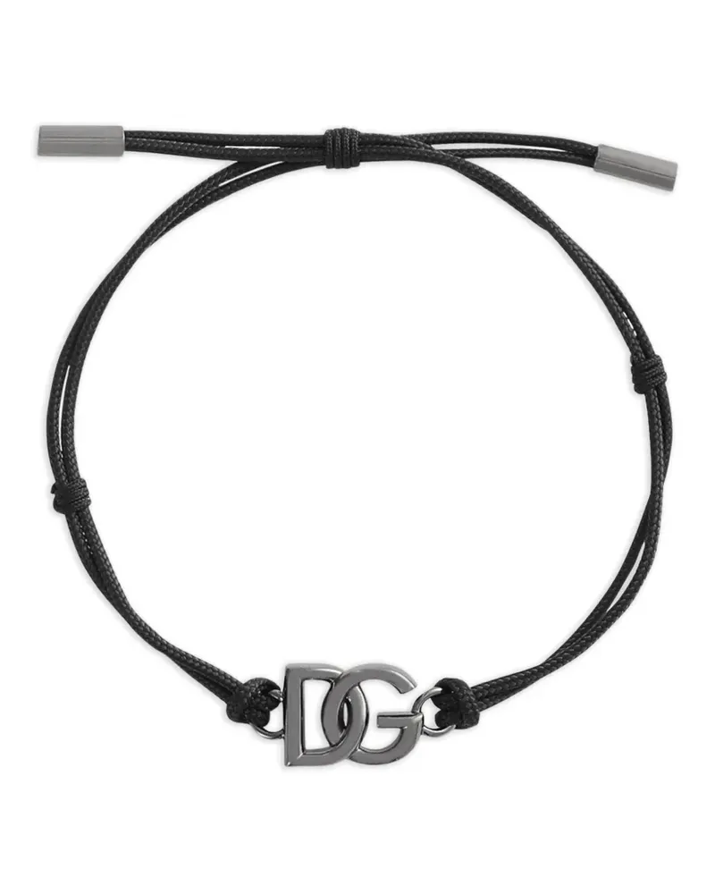 Dolce & Gabbana Armband mit Logo-Schild - Silber Silber