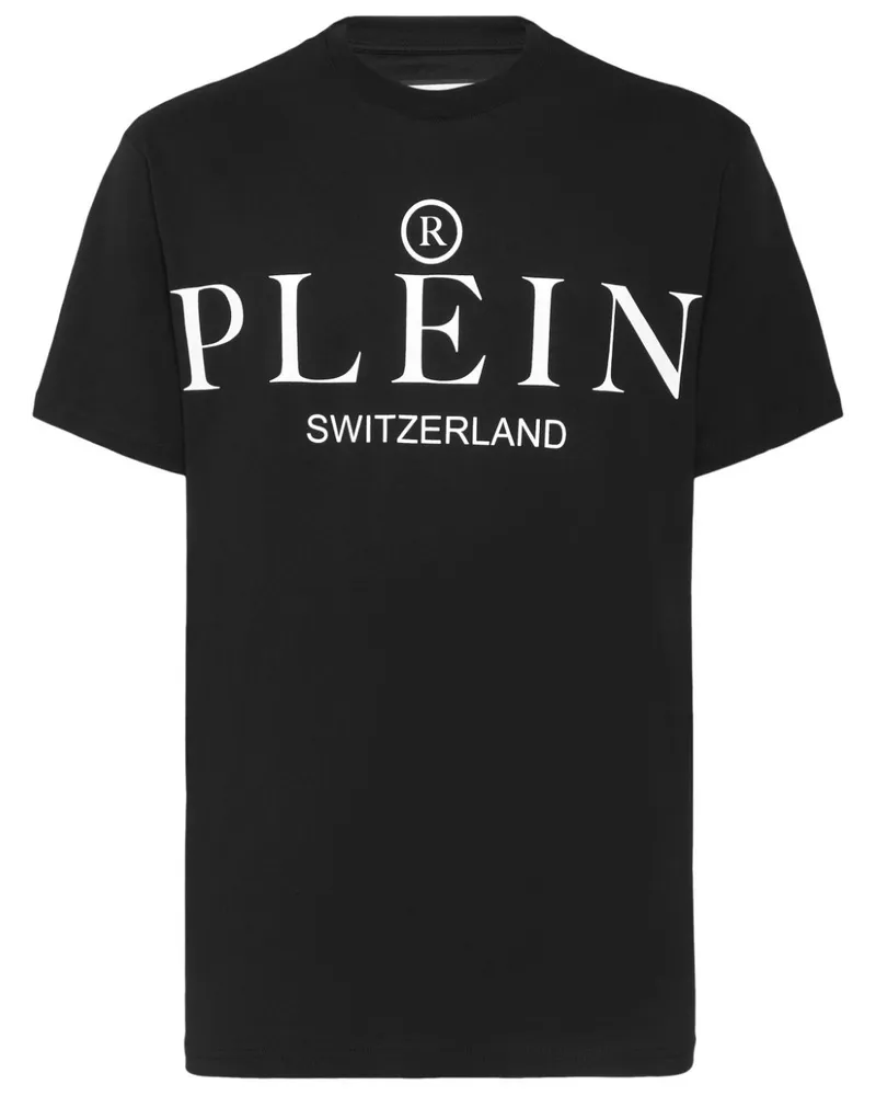 Philipp Plein T-Shirt mit Logo-Print - Schwarz Schwarz