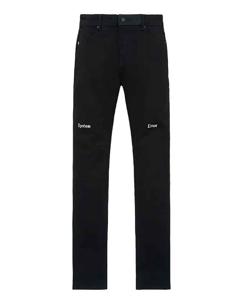 RTA Bryant cross-print jeans - Schwarz Schwarz