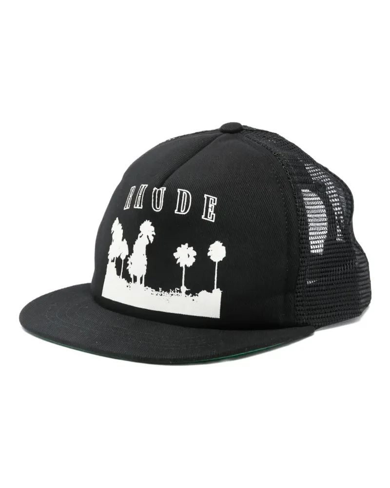 RHUDE logo cap - Schwarz Schwarz