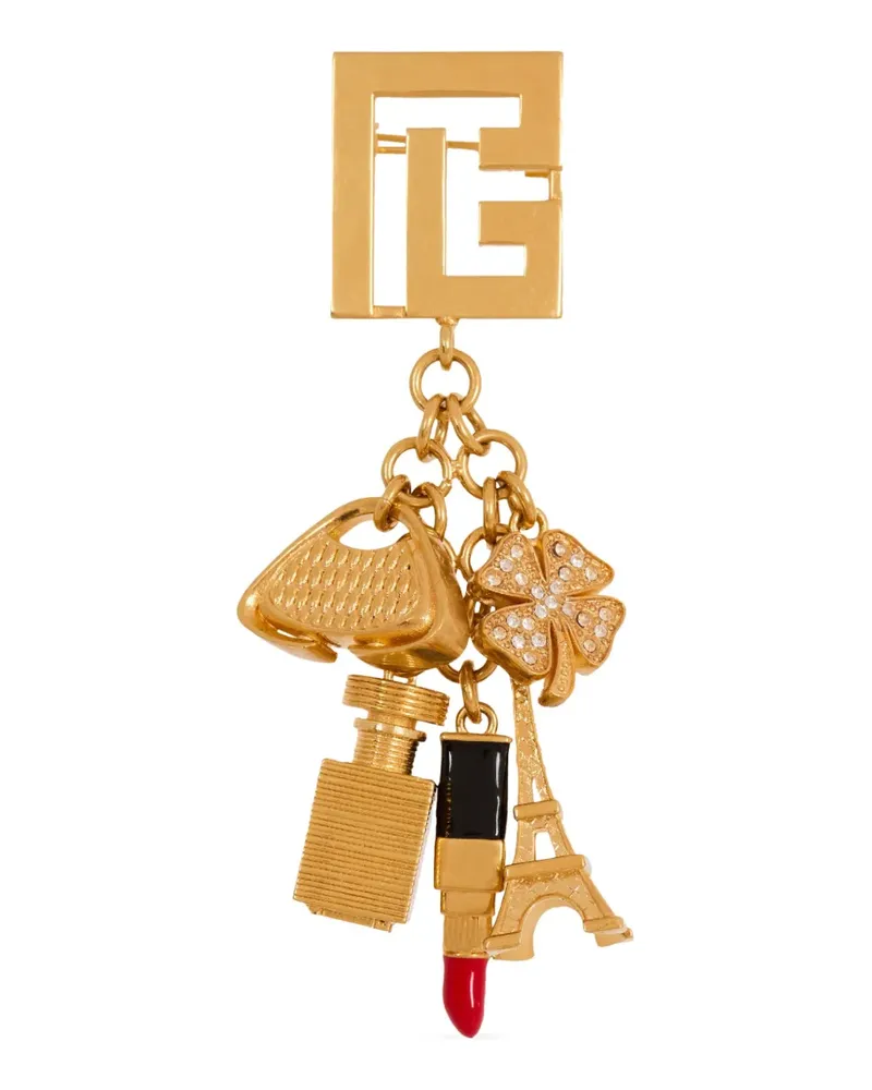 Balmain Beauty Charm Brosche - Gold Gold
