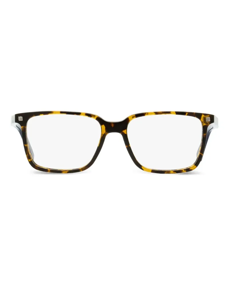 Ermenegildo Zegna Brille mit eckigem Gestell - Braun Braun