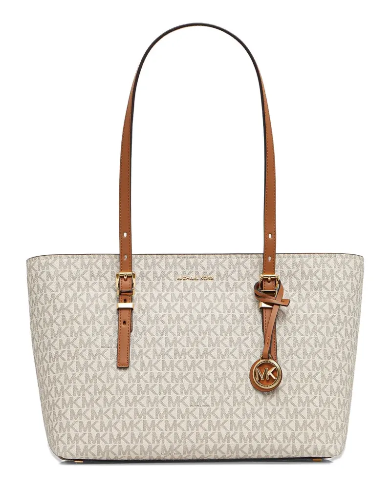Michael Kors Quinn Tote Bag mit Monogramm - Nude Nude