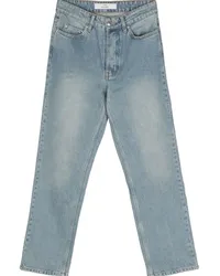 Won Hundred Gerade Jeans mit hohem Bund Blau