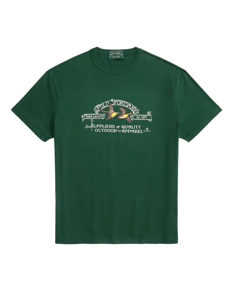 Ralph Lauren T-Shirt mit grafischem Print - Grün Grün