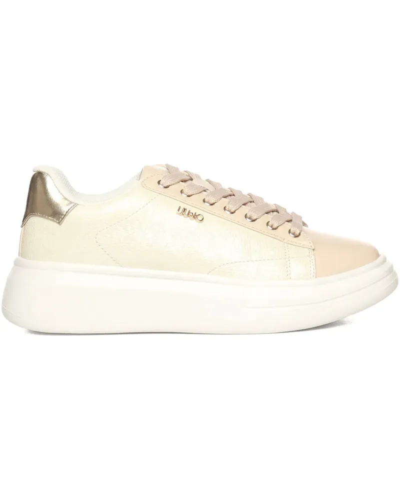 Liu Jo Sneakers mit Eidechsen-Effekt - Nude Nude