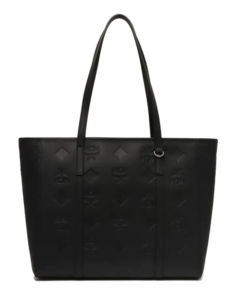 MCM medium Toni Monogram leather tote bag - Schwarz Schwarz