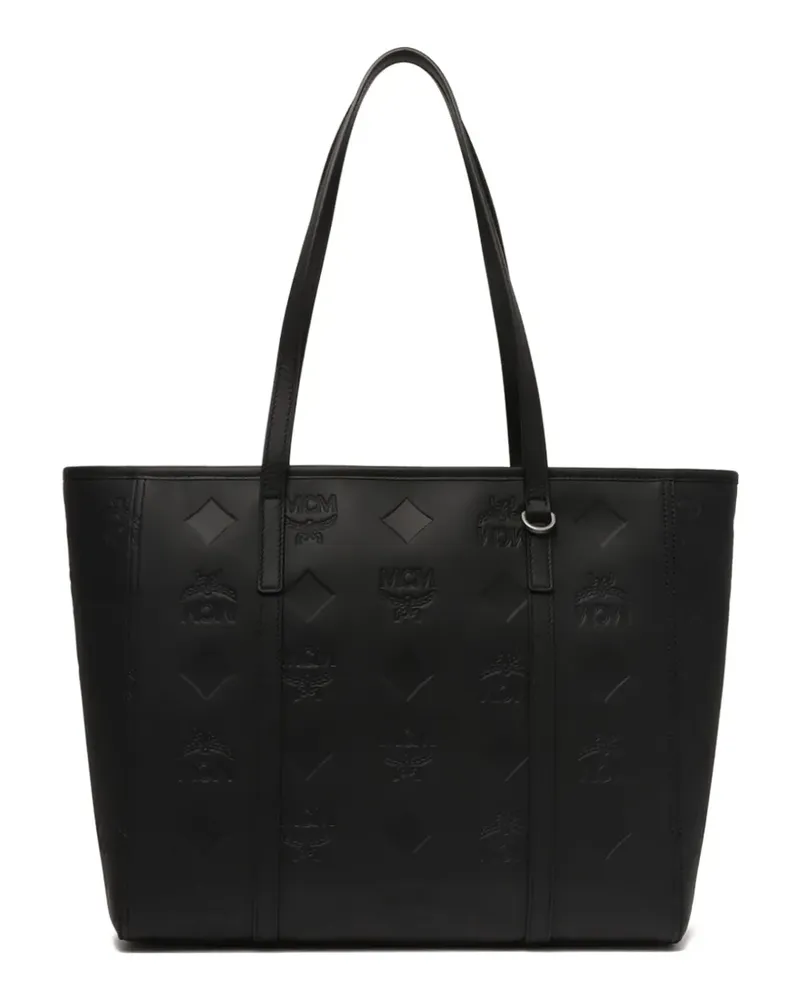 MCM medium Toni Monogram leather tote bag - Schwarz Schwarz
