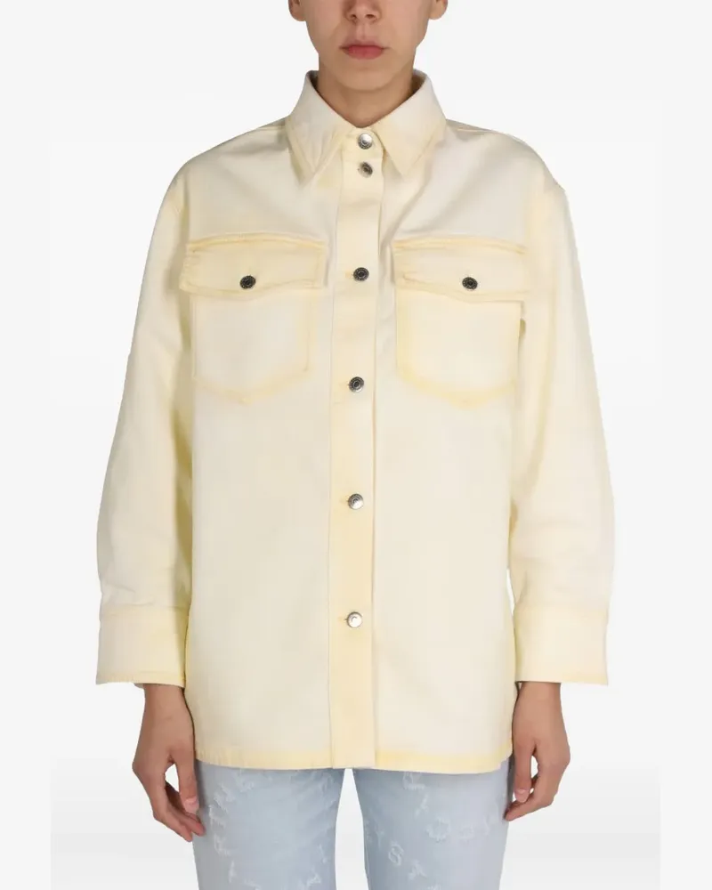 Stella McCartney pocket denim jacket - Gelb Gelb