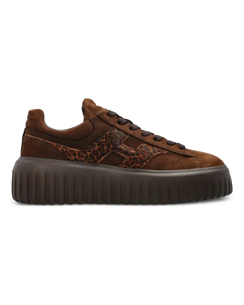Hogan Sneakers mit Plateau - Braun Braun