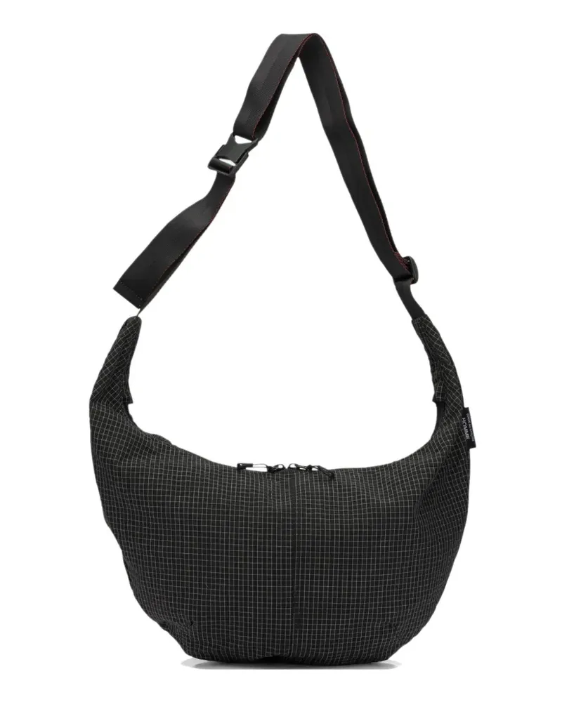 Comme des Garçons grid-pattern shoulder bag - Schwarz Schwarz