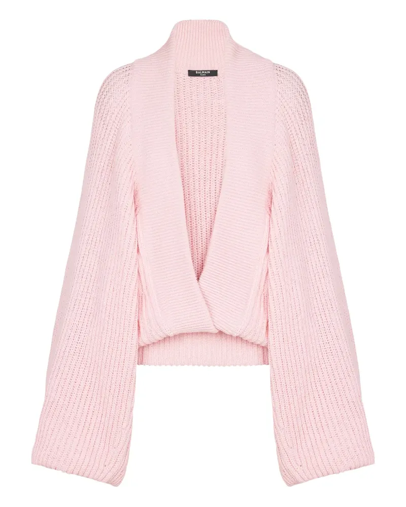 Balmain Pullover mit Ballonärmeln - Rosa Rosa