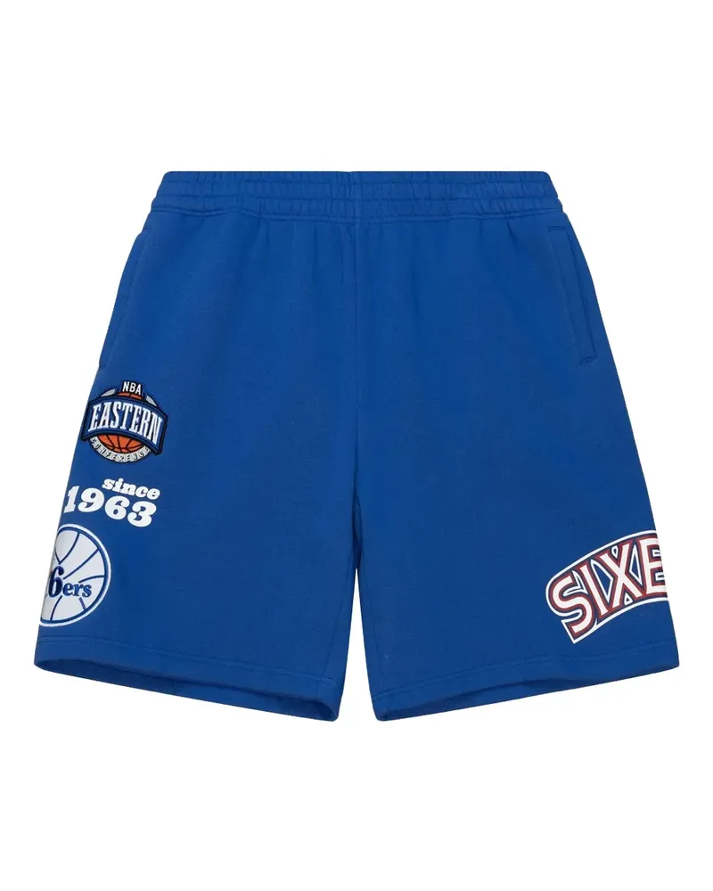 Mitchell & Ness Philadelphia 76ers Royal Team Origins Shorts - Blau Blau