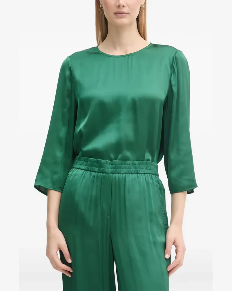 MARC AUREL satin-finish blouse - Grün Grün