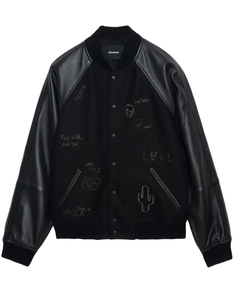 Zadig & Voltaire Boris Jacke - Schwarz Schwarz
